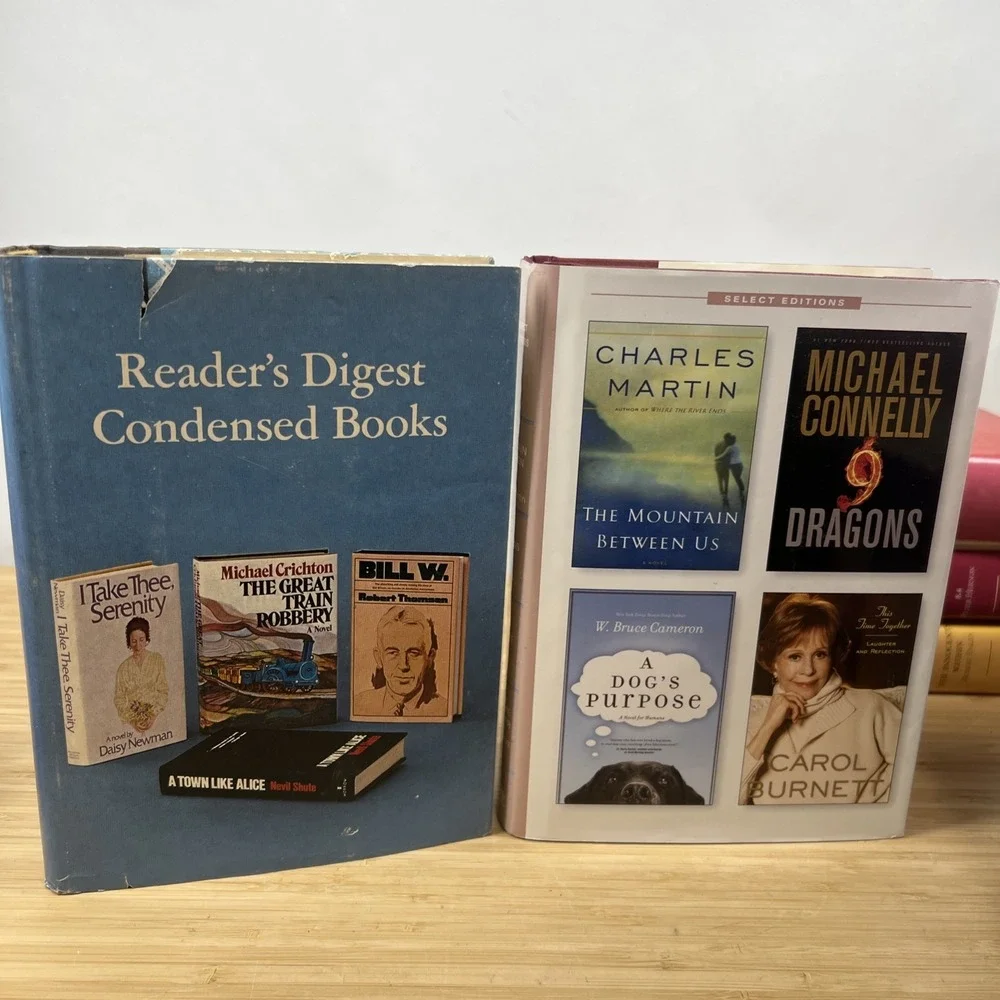 19 Vintage Reader's Digest Condensed Books Hardcover Lot w/ Dust Jackets